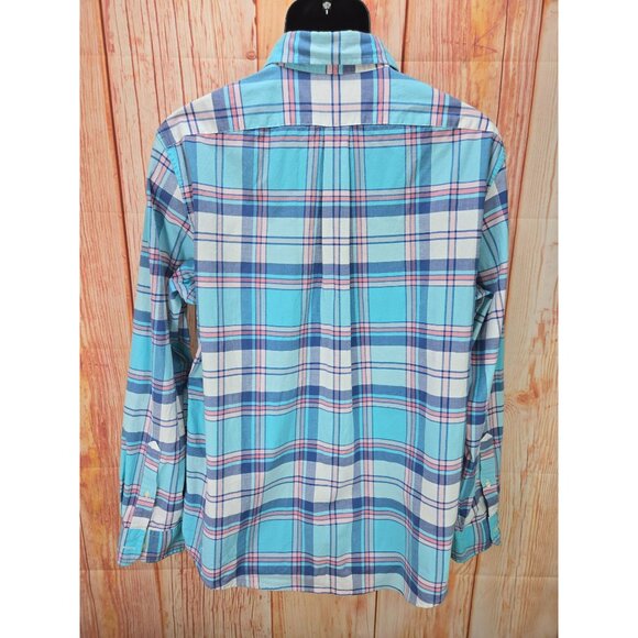 Vineyard Vines Slim Fit Tucker Plaid Long Sleeve Shirt Large - Picture 2 of 7
